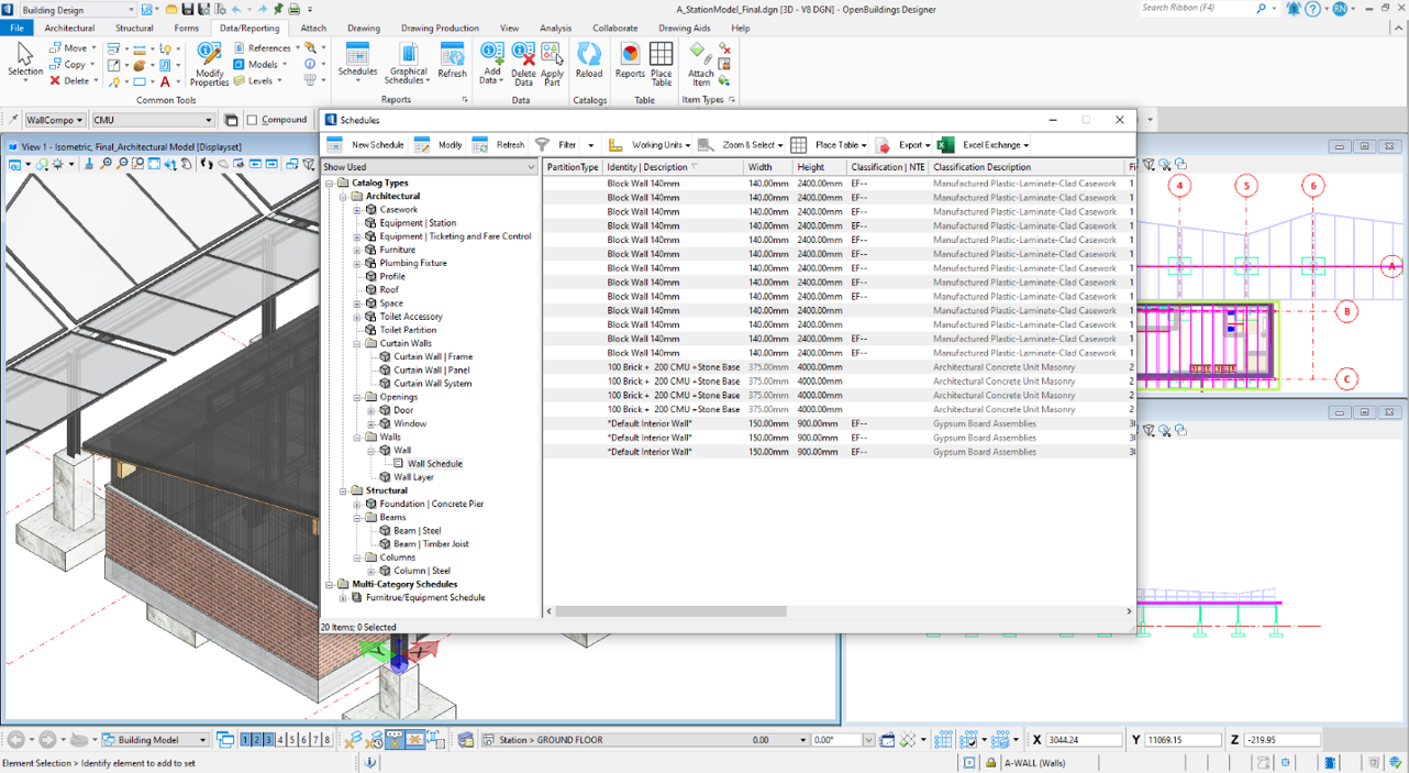 Reporting and Data Editing at Your Fingertips with OpenBuildings Designer